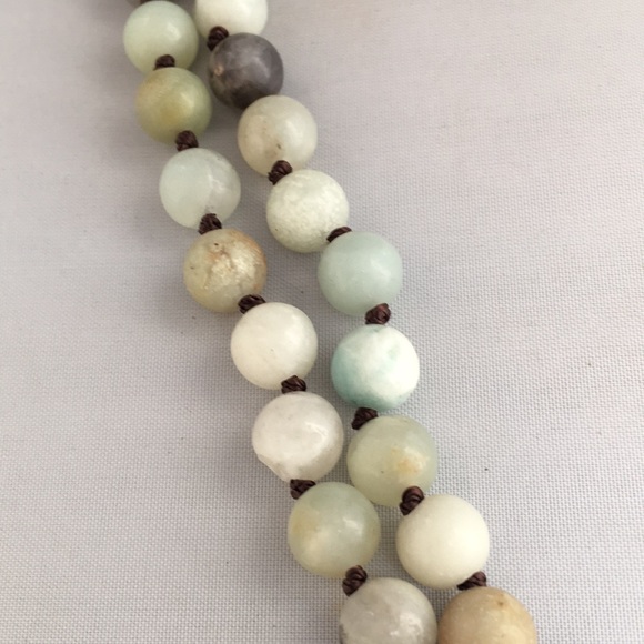 Bohemian Ivory Stone Necklace - Picture 4 of 6